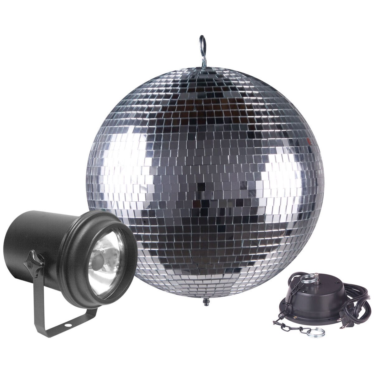 ADJ M600L 16" Disco DJ Party Mirror Ball with Motor & Pinspot